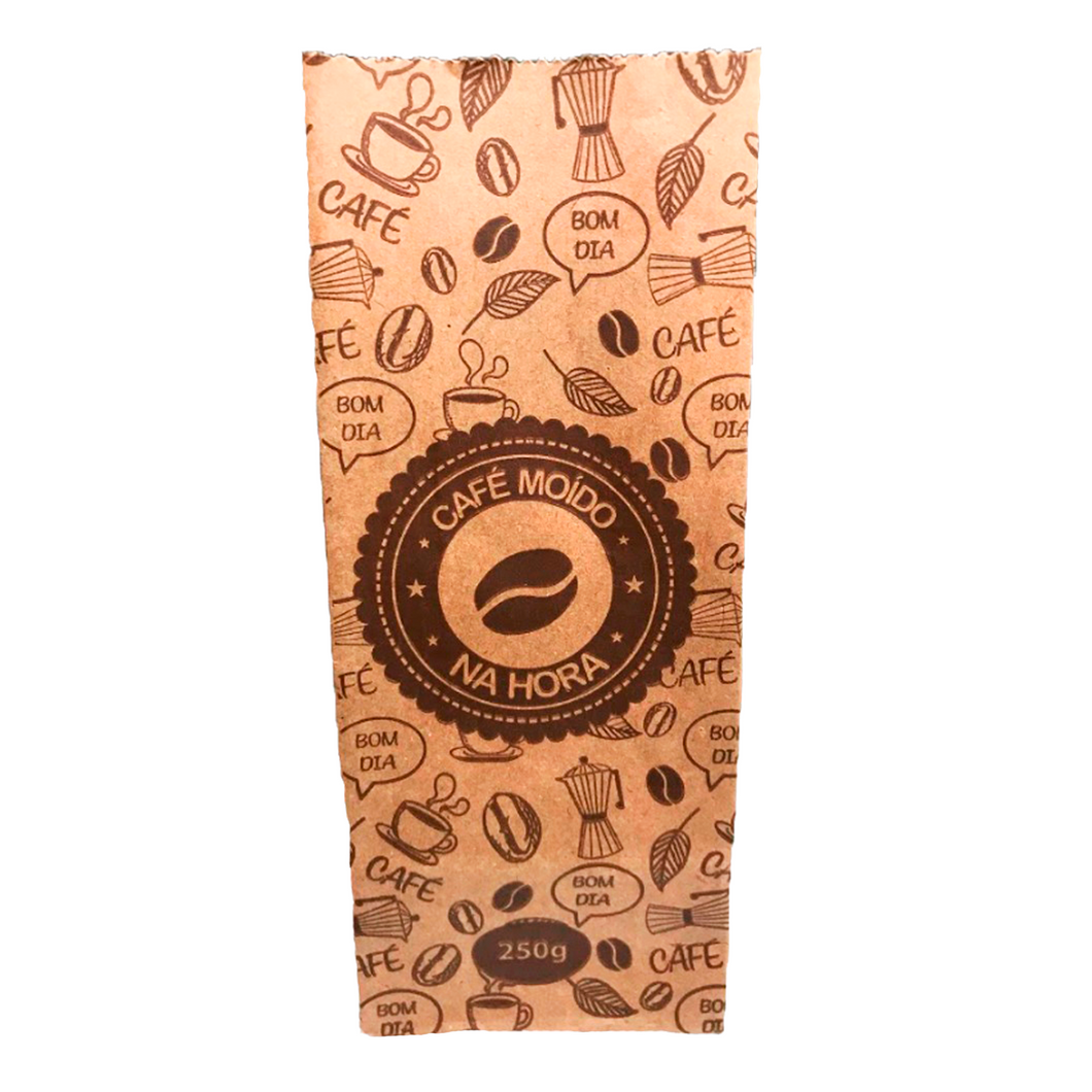 Embalagem de Café 250g e 500g (Papel Kraft)