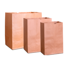 Sacos para Delivery/Restaurante (Papel Kraft)